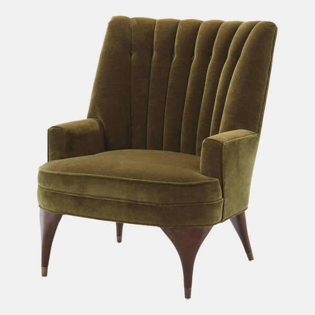Global Views Duncan Chair - Muslin