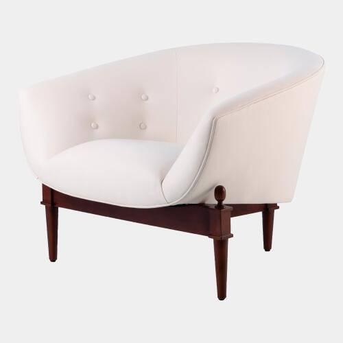 Global Views Mimi Chair - Muslin