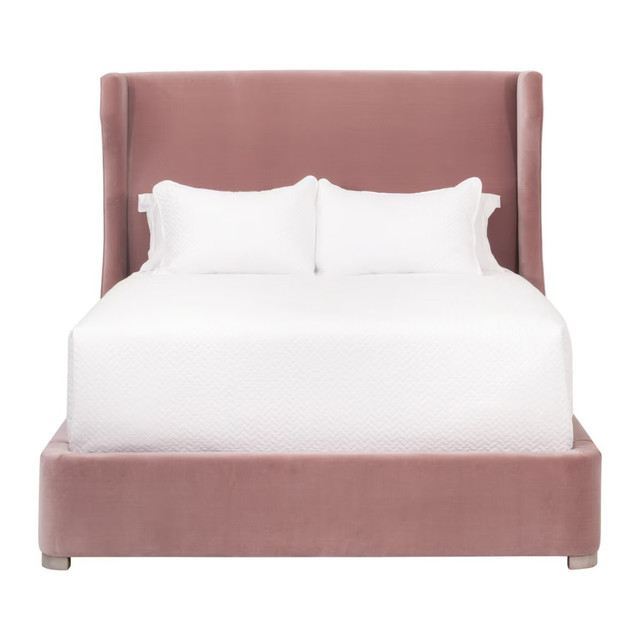 Essentials For Living - Balboa Queen Bed in Petal Velvet