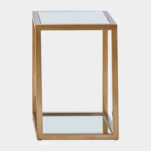 Global Views Escher Pedestal - Brass
