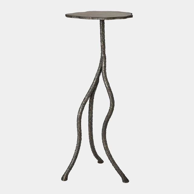 Global Views Forest Blossom Pedestal - Natural Iron