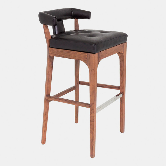 Global Views Moderno Counter Stool - Muslin