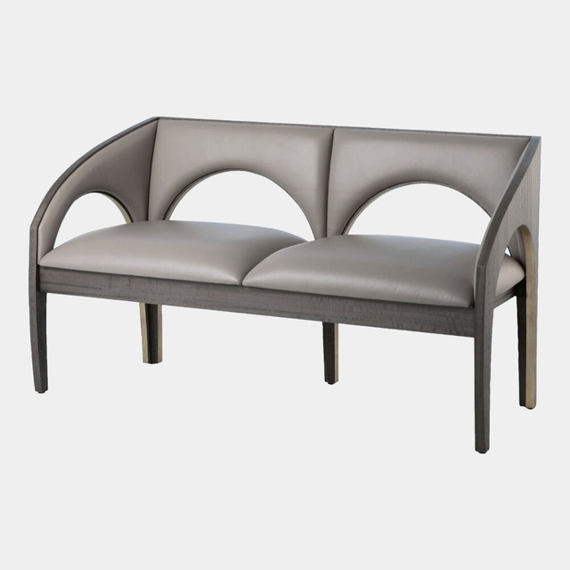 Global Views Arches Bench - Muslin