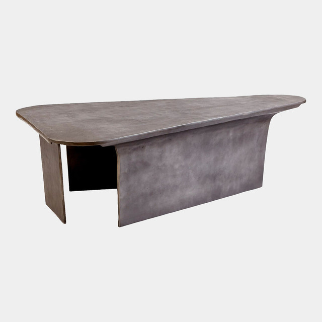 Global Views Sophie Coffee Table - Black Cast Aluminum