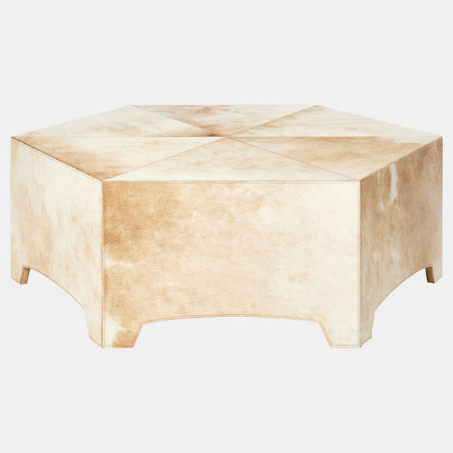 Global Views Brindle Cocktail Table - Hair-On Hide
