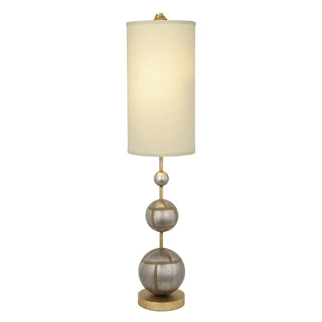 Lucas + McKearn Marie 35" Table Lamp in Silver Spheres