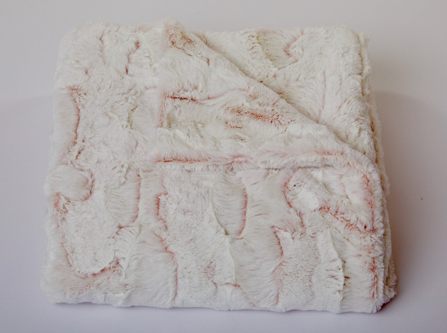 Lux Rabbit Duotone Cream and Blush Throw