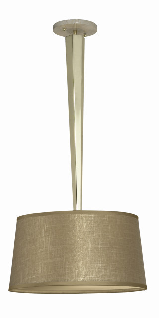 Thumprints Citrine 35" Brass Pendant Light