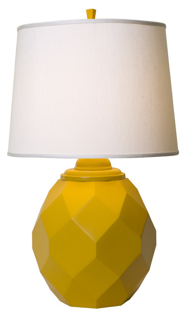 Thumprints Jewel Yellow Table Lamp