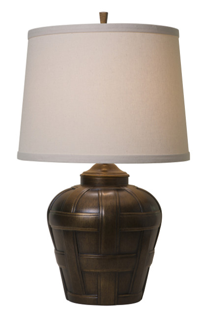 Thumprints Ashbury 23" Table Lamp with Natural Linen Shade