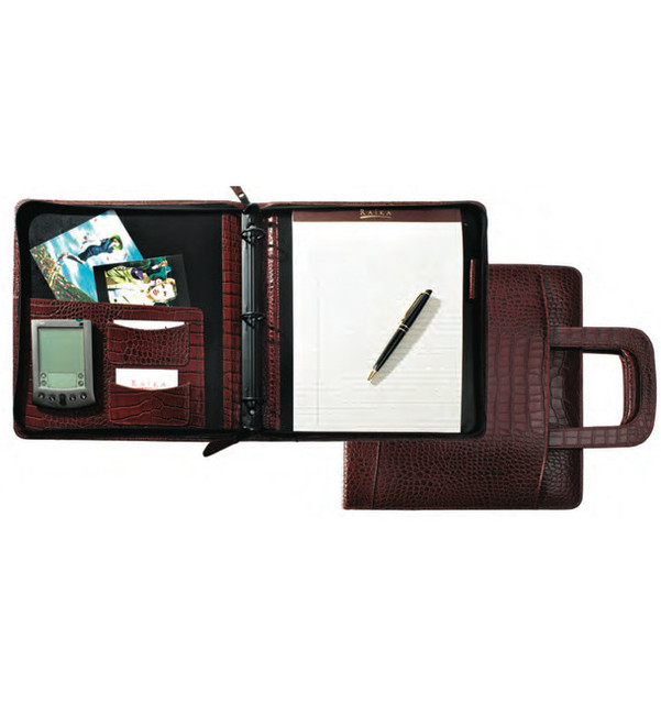 Raika USA Zipper Binder With Retractable Handle