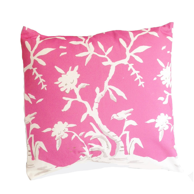 Dana Gibson Cliveden In Pink 22" Pillow