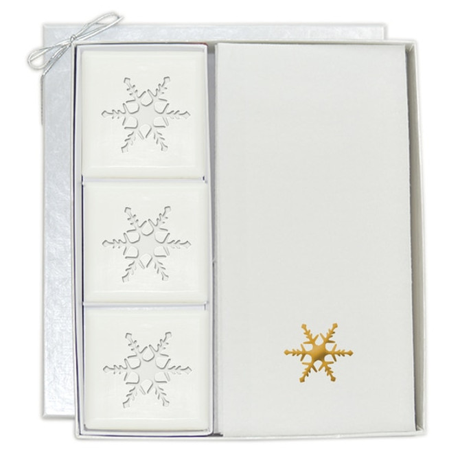 Signature Spa Courtesy Gift Set - Gold Snowflake