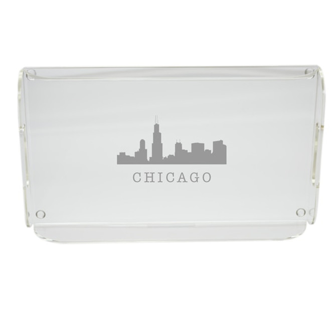 Acrylic Serving Tray - Skyline