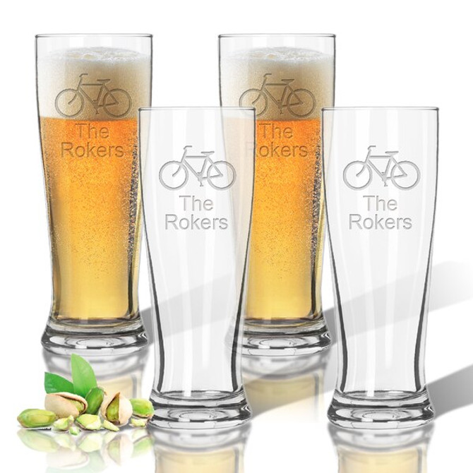 Tritan Pilsner 14 Oz (Set Of 4) : Bike