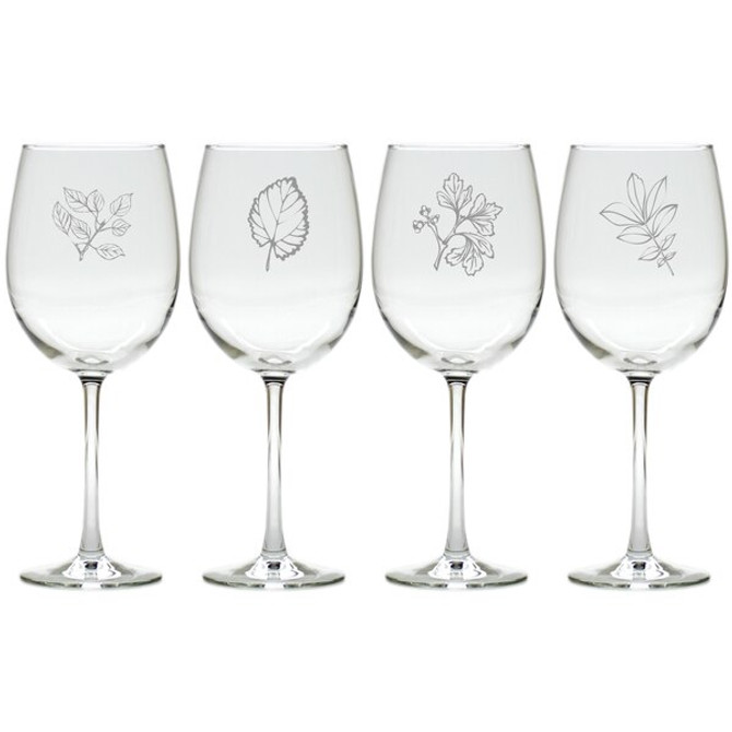 Leaves Wine Stemware - Set Of 4 (Glass)