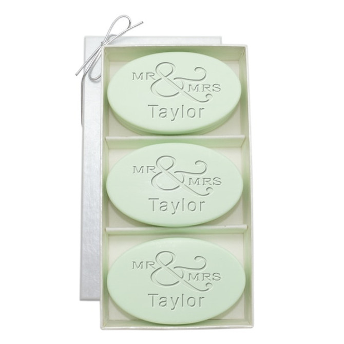 Signature Spa Trio - Green Tea & Bergamot: Personalized Mr & Mrs
