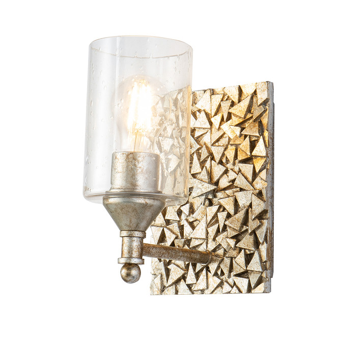 Mosaic 1-Light Wall Sconce in Antique Silver