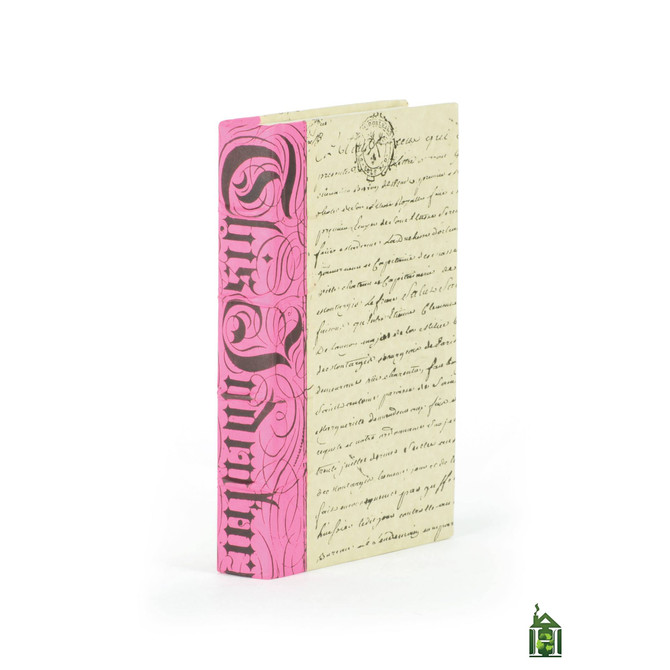 Single Mod Pink Bold Script Book