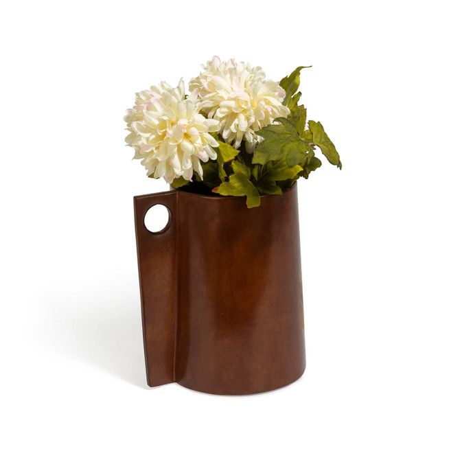 Milan Leather Vase