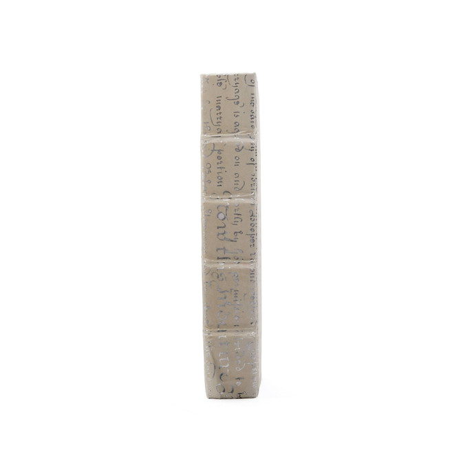 Linear Foot of Ivory Script Silver Leaf Books
