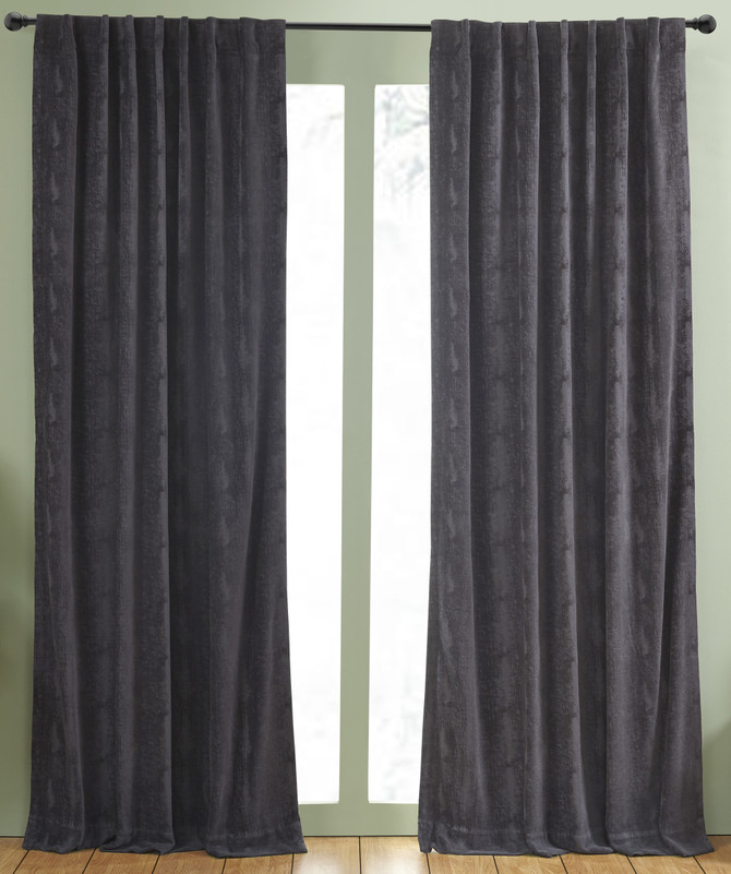 Distressed Velvet Curtain
