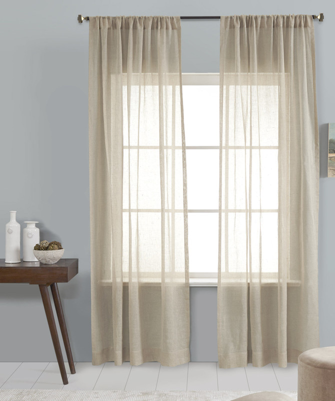 Shimmer Linen Sheer Curtain