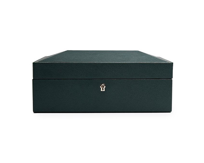 British Racing Green 8 Piece Watch Box