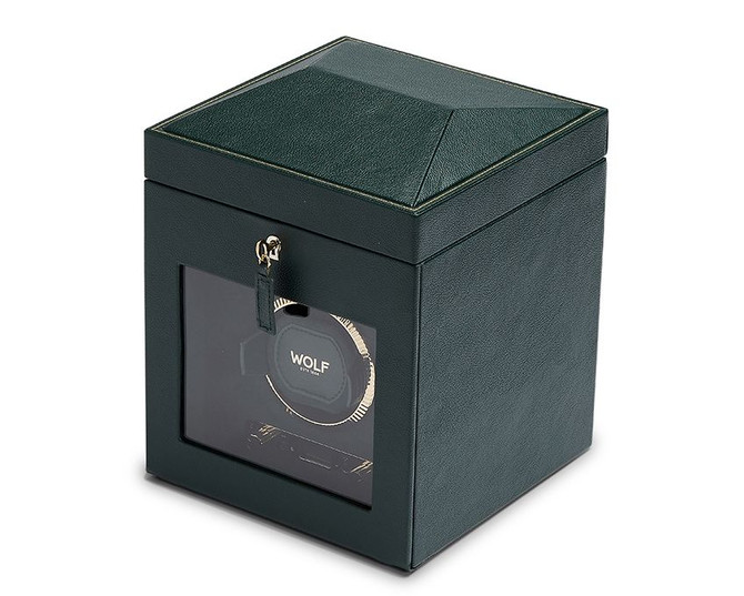 British Racing Green Single Watch Winder - WOLF