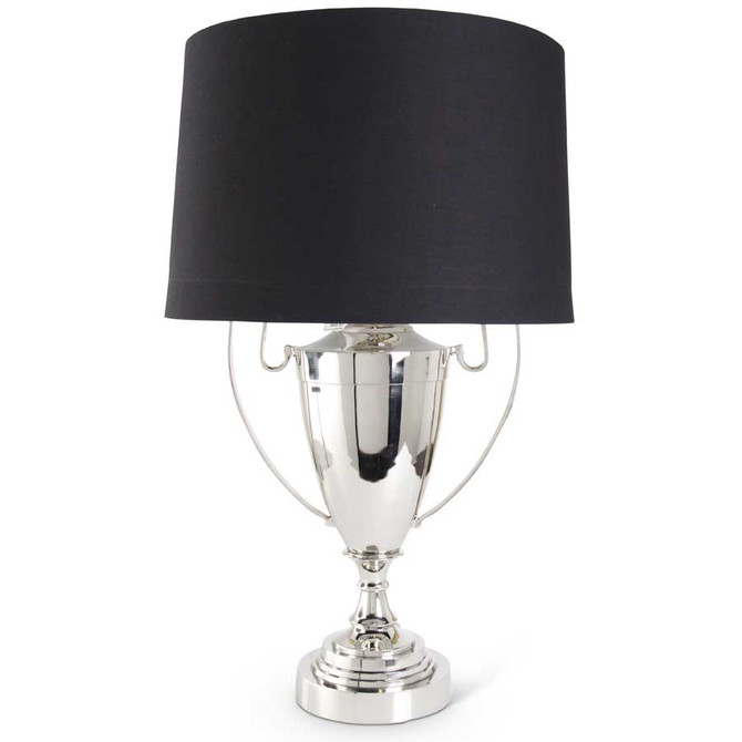 32.5 Inch Silver Stainless Steel Double Handle Trophy Lamp