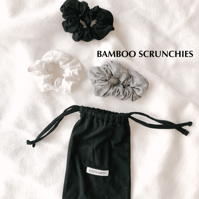 Cozy Earth Women's Scrunchies - Bamboo