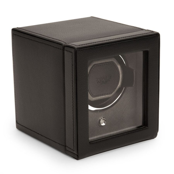 Wolf 1834 - Cub Single Watch Winder With Cover in Black