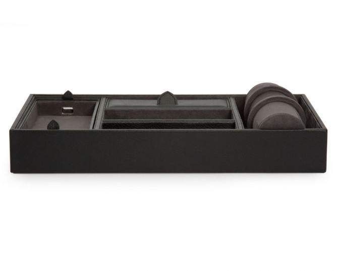 WOLF BLAKE VALET TRAY WITH CUFF BLACK/GREY