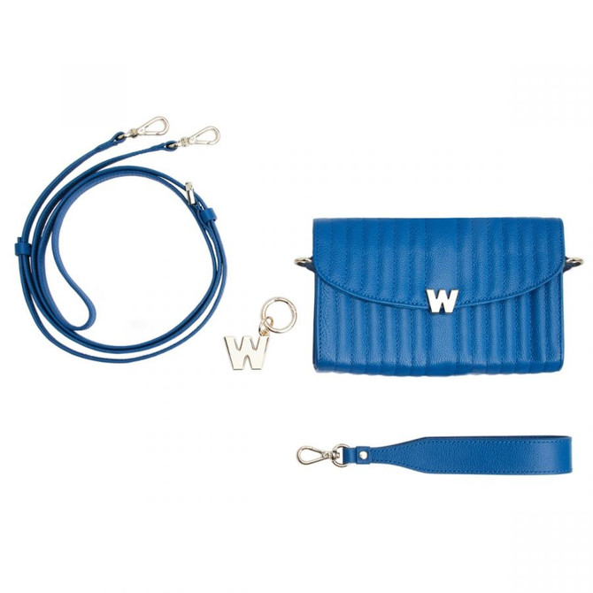 WOLF MIMI CROSSBODY BAG WITH WRISTLET MARINE