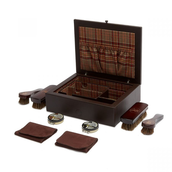 Wolf - WM Brown Shoe Shine Case (WOLF-800688)