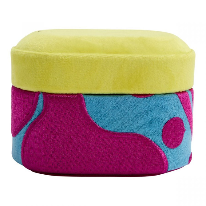 WOLF BEA BONGIASCA SMALL JEWELRY BOX YELLOW/PURPLE