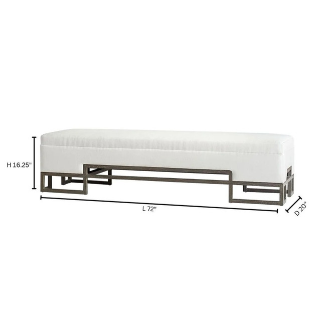 Cyan Design Vanora Bench White