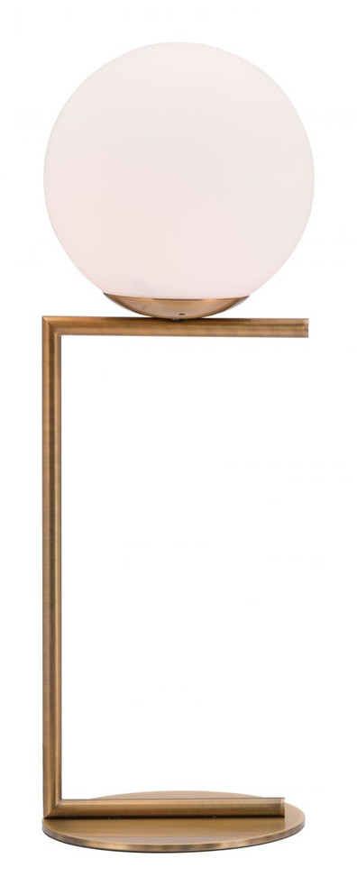 Zuo Modern Belair Table Lamp Brass