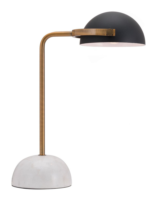 Zuo Modern Irving Table Lamp Black