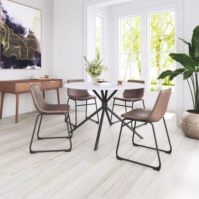 Zuo Modern Smart Dining Chair Vintage Espresso