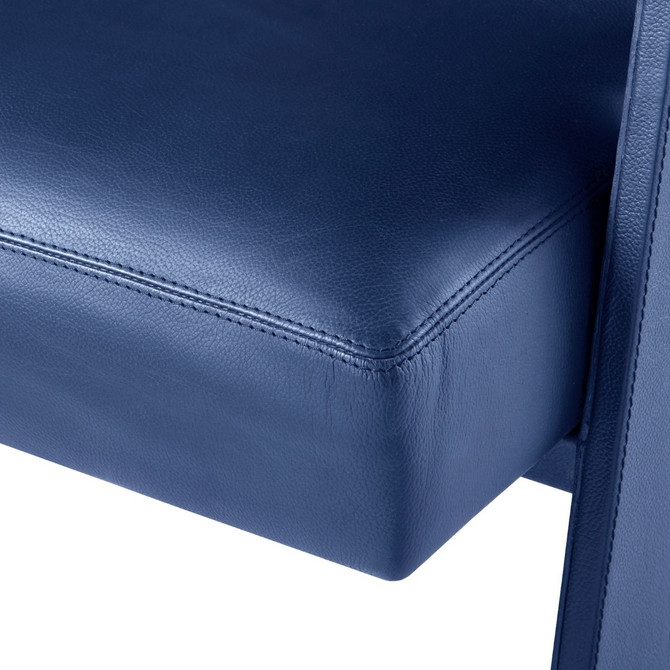 Bennett Armchair, Navy Blue