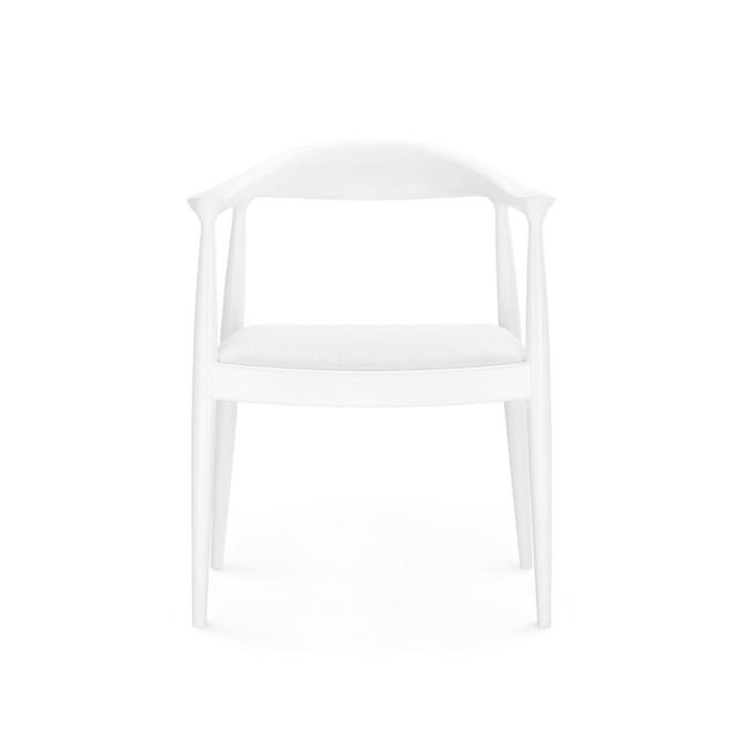 Danish Armchair, White