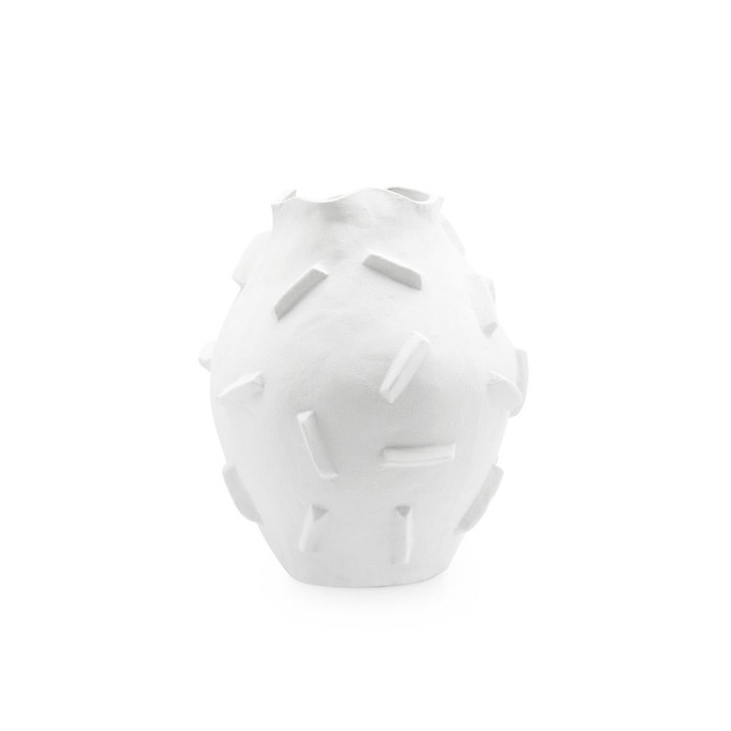 Bracque Large Vase - Blanc De Chine