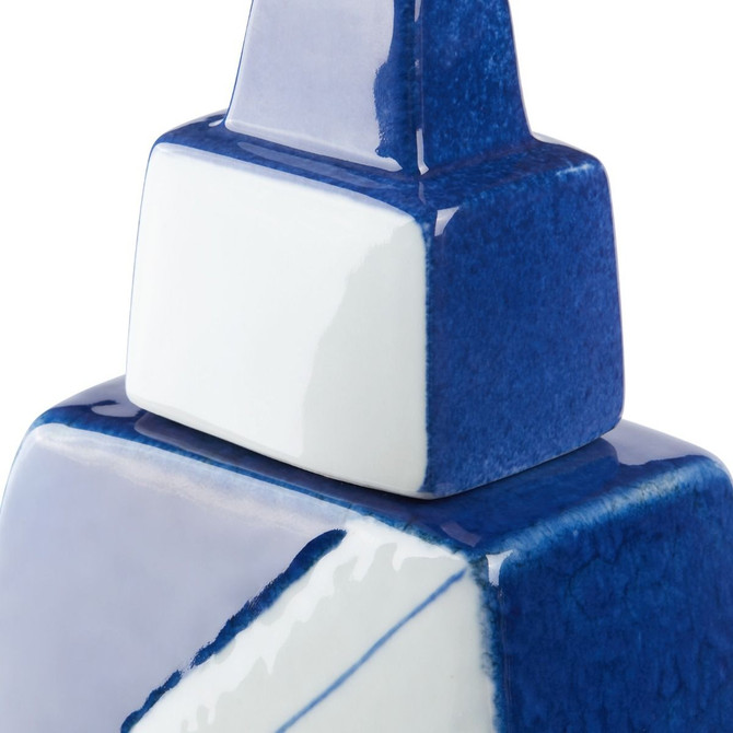 Morandi Vase Pair (Set of 2) Blue and White