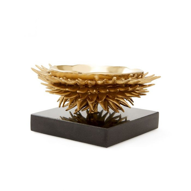 Urchin Bowl, Polished Brass 