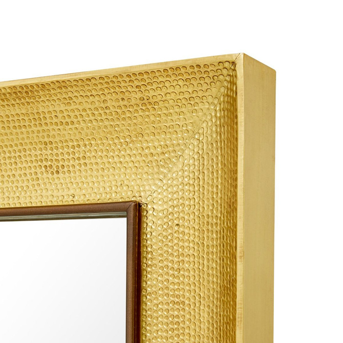 Melinda Mirror, Light Antique Brass