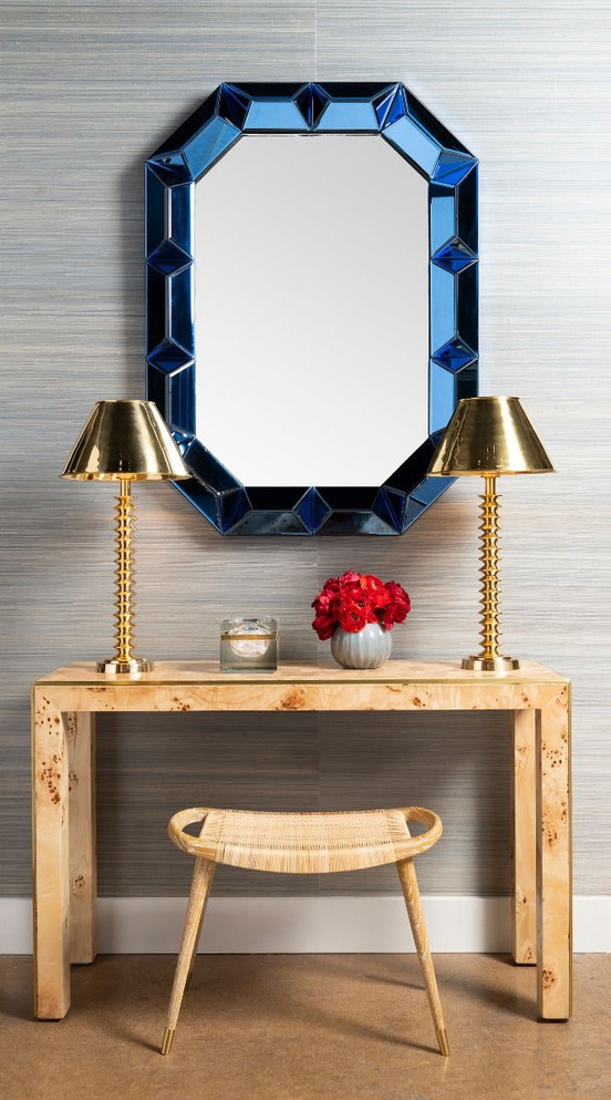 Romano Wall Mirror, Sapphire Blue