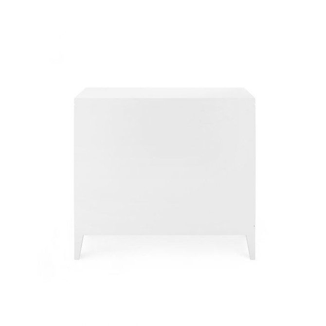 Astor 3-Drawer Side Table, Vanilla