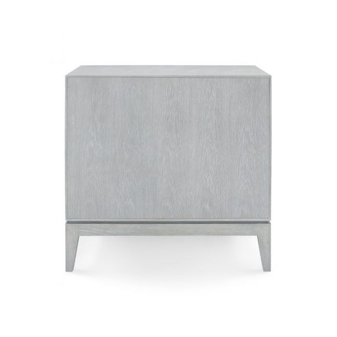 Cameron 1-Drawer Side Table - Soft Gray