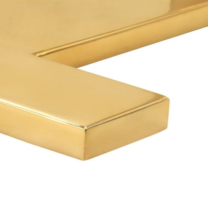 Elle Side Table, Brushed Brass